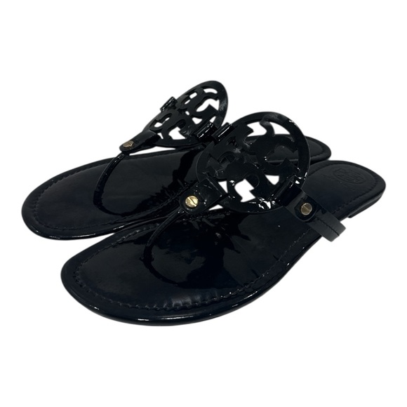 Tory Burch Black Sandals with Medallion Embellishment Miller Sandal (Women)
11 M - Picture 4 of 11